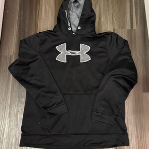 Under Armour Black and Gray Hoodie
